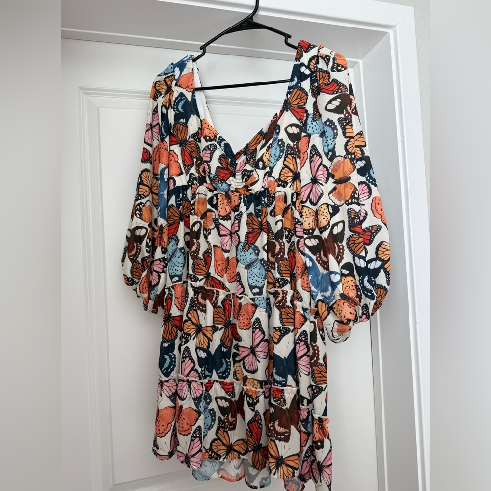 Show Me Your MuMu Butterfly Dress - Picture 2 of 3